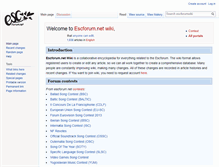 Tablet Screenshot of escforumwiki.com